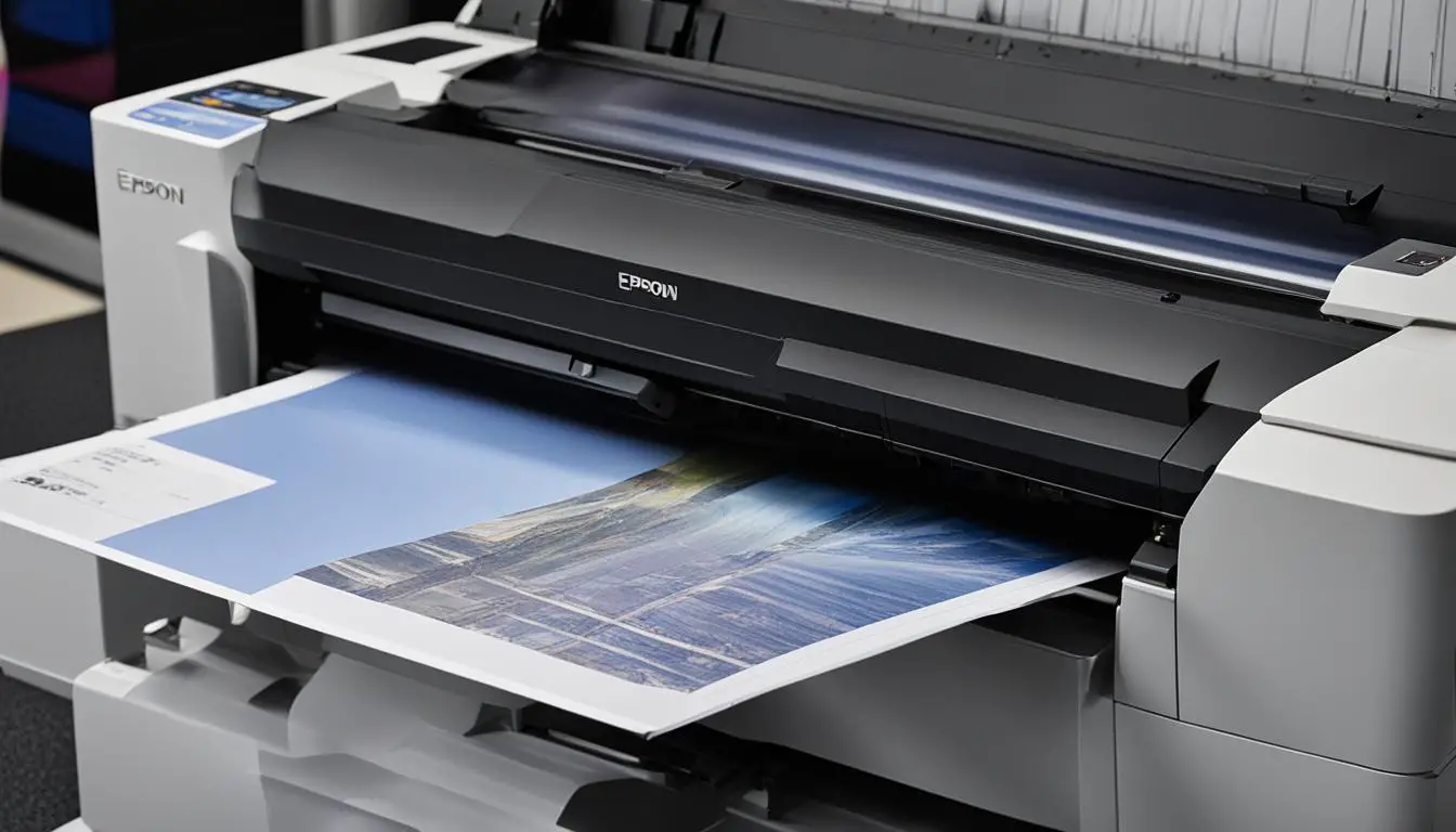 used epson printers large format