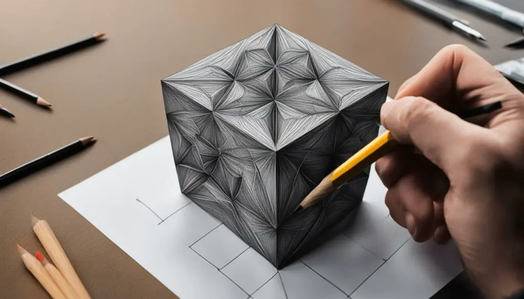 3d shapes drawing
