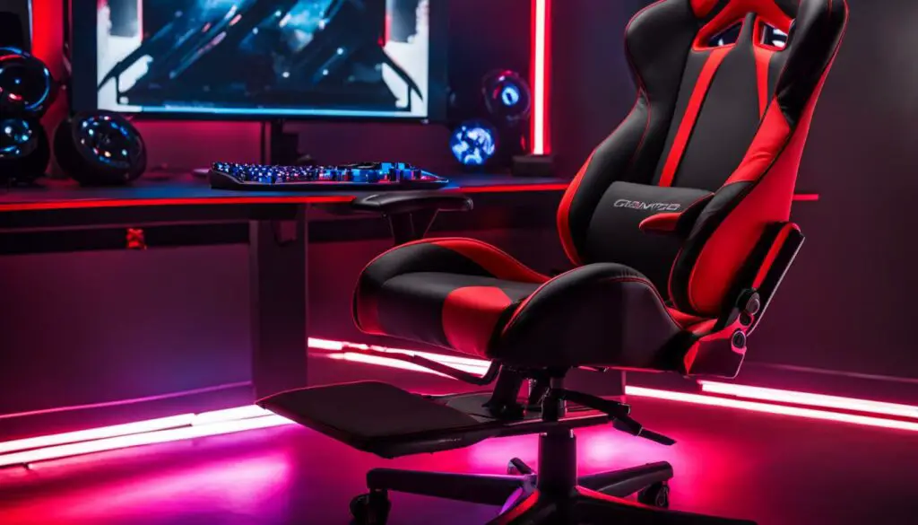 Ultimate Comfort Gaming Chair with Footrest