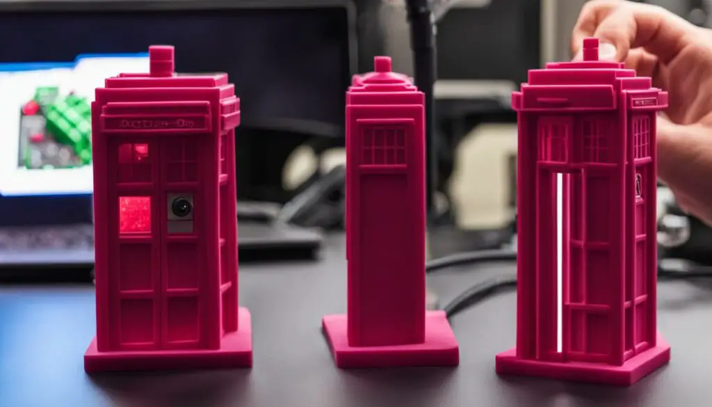 3D Printed Raspberry Pi Doctor TARDIS Assembly