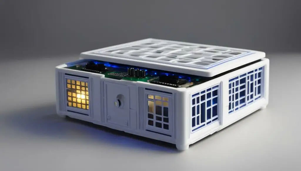 Doctor Who themed Raspberry Pi case