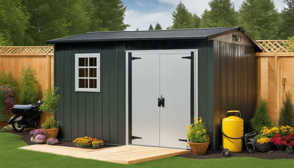 Easy to Assemble Motorcycle Shed