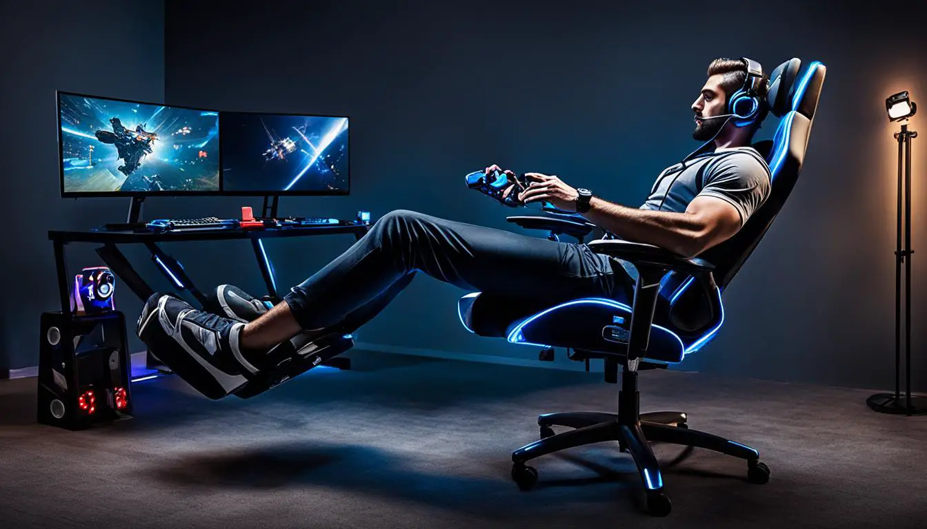best reclining gaming chair with footrest