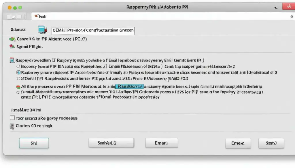 raspberrypi email client configuration