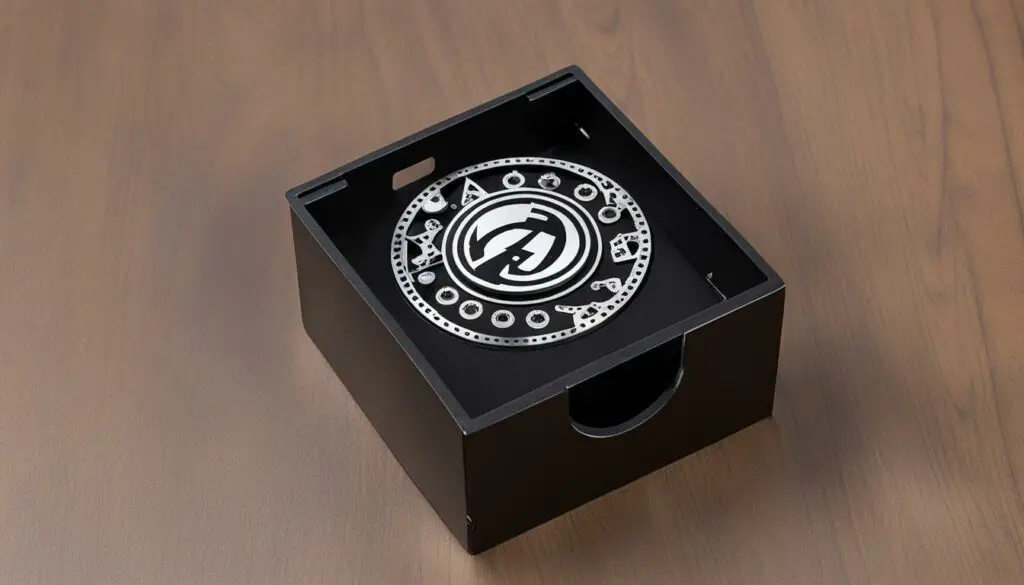 laser cut box for adafruit arcade button