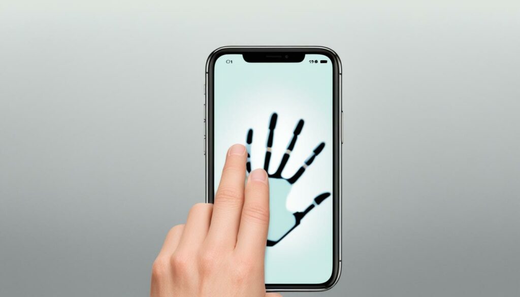 swipe up gesture on iPhone