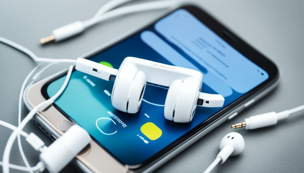 how to make notifications play through headphones on an iphone